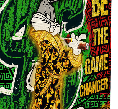 Leinwand Bilder Bugs Bunny Changer Pop Art Wandbilder Hochwertiger Kunstdruck B8458