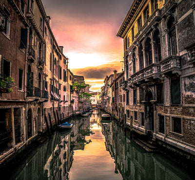 Leinwand Stadt Venedig Fluss Travel Italien Bilder- Hochwertiger Kunstdruck A3038