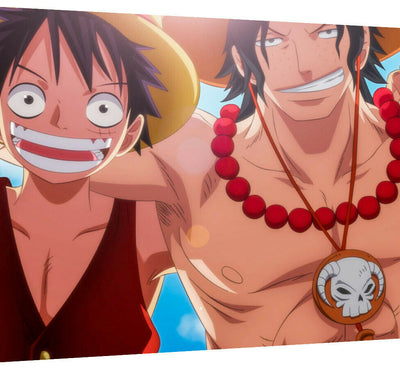 Leinwand Anime One Piece Ace Bilder Wandbilder - Hochwertiger Kunstdruck A3723