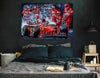 Leinwand Michael Schumacher F1 Abstrakt  Wandbilder - Hochwertiger Kunstdruck A3540