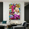 Pop Art Marilyn Monroe Leinwand Bilder Wandbilder - Hochwertiger Kunstdruck B8162