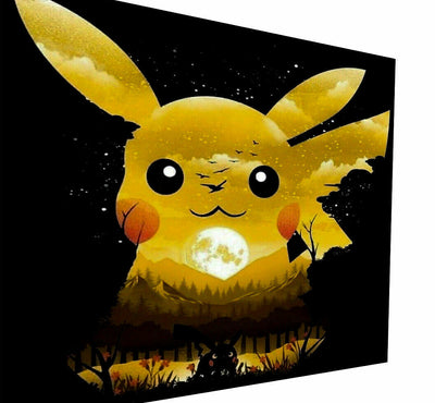 Leinwand Pokémon Pikachu  Bilder Wandbilder - Hochwertiger Kunstdruck B8314