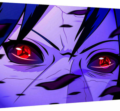 Leinwand Anime Sasuke Naruto Bilder Wandbilder - Hochwertiger Kunstdruck A3661