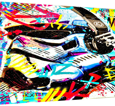 Abstrakt Star Wars Leinwand Bilder Wandbilder - Hochwertiger Kunstdruck B8067