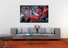 Leinwand Michael Schumacher F1 Abstrakt  Wandbilder - Hochwertiger Kunstdruck A3540