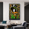 Leinwand Bilder Pop Art  Dagobert Duck  Wandbilder -Hochwertiger Kunstdruck B8341