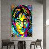 Leinwand Bilder John Lennon Beatles Abstrakt Wandbilder -Hochwertiger Kunstdruck B8448