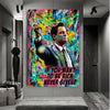 Leinwand Bilder Wolf of Wall Street Pop Art Wandbilder -Hochwertiger Kunstdruck B8497