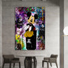 Leinwand Bilder Micky Maus Spraydose Pop Art Wandbilder-Hochwertiger Kunstdruck B8332