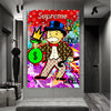 Leinwand Bilder Monopoly Marken Pop Art Wandbilder -Hochwertiger Kunstdruck B8490