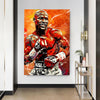 Leinwand Bilder Sport Boxer  Pop Art Wandbilder -Hochwertiger Kunstdruck B8388