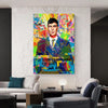 Leinwand Bilder Tommy Shelby Spruch  Pop Art Wandbilder -Hochwertiger Kunstdruck B8464