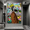 Leinwand Bilder Nipsey Hussle Rapper Pop Art Wandbilder -Hochwertiger Kunstdruck B8466