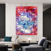 Leinwand Bilder Schlumpf Always Love Pop Art Wandbilder -Hochwertiger Kunstdruck B8472