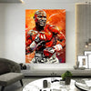 Leinwand Bilder Sport Boxer  Pop Art Wandbilder -Hochwertiger Kunstdruck B8388