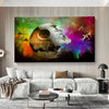 Leinwand Bilder StarWars Todesstern Pop Art Wandbilder -Hochwertiger Kunstdruck B8373