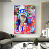 Leinwand Bilder Pop Art Affe Dreams  Wandbilder -Hochwertiger Kunstdruck B8338