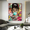 Leinwand Bilder Pop Art Audrey Hepburn  Wandbilder -Hochwertiger Kunstdruck B8344