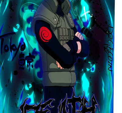 Leinwand Bilder Naruto Kakashi  Anime Wandbilder -Hochwertiger Kunstdruck B8404