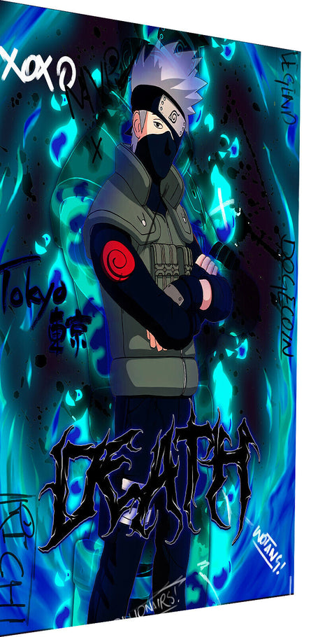 Leinwand Bilder Naruto Kakashi  Anime Wandbilder -Hochwertiger Kunstdruck B8404