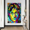 Leinwand Bilder John Lennon Beatles Abstrakt Wandbilder -Hochwertiger Kunstdruck B8448