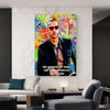 Leinwand Bilder Motivation Hard work Pop Art Wandbilder -Hochwertiger Kunstdruck B8462