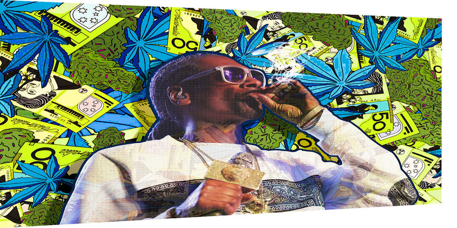 Leinwand Bilder Snoop Dogg  Musik Pop Art Wandbilder -Hochwertiger Kunstdruck B8461