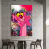 Leinwand Bilder Panther Zeitung Pop Art Wandbilder -Hochwertiger Kunstdruck B8446