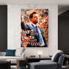 Leinwand Bilder Wolf of Wall Street Pop Art Wandbilder -Hochwertiger Kunstdruck B8375