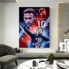 Leinwand Bilder Neymar  Fußball Pop Art Wandbilder -Hochwertiger Kunstdruck B8386