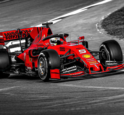 Leinwand Bilder Formel 1 Autos Motorsport F1 Ferrari - Hochwertiger Kunstdruck A3156