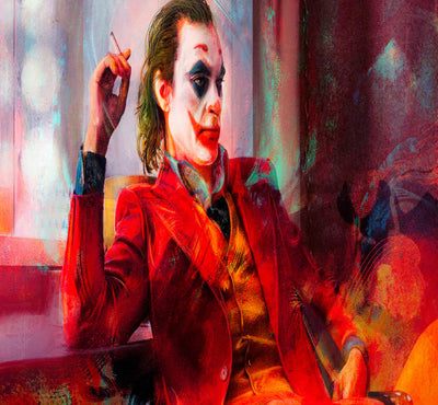 Leinwand Joker Abstrakt Bilder Wandbilder - Hochwertiger Kunstdruck A3577
