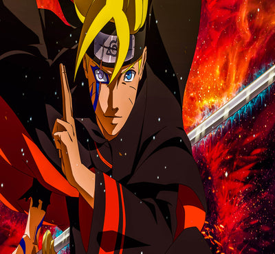 Naruto Anime Boruto Leinwand Bilder Wandbilder - Hochwertiger Kunstdruck A3718