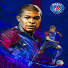 Kylian Mbappe Sport Fußball Leinwand Bilder Wandbilder - Hochwertiger Kunstdruck A3720