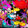 Pop Art Micky Maus Minnie Leinwand Bilder Wandbilder - Hochwertiger Kunstdruck B8111