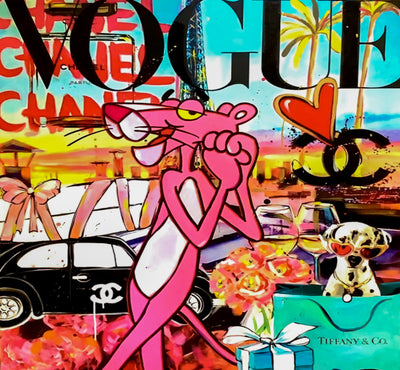 Pink Panther Magic Canvas Art pink-panther-magic-canvas-art