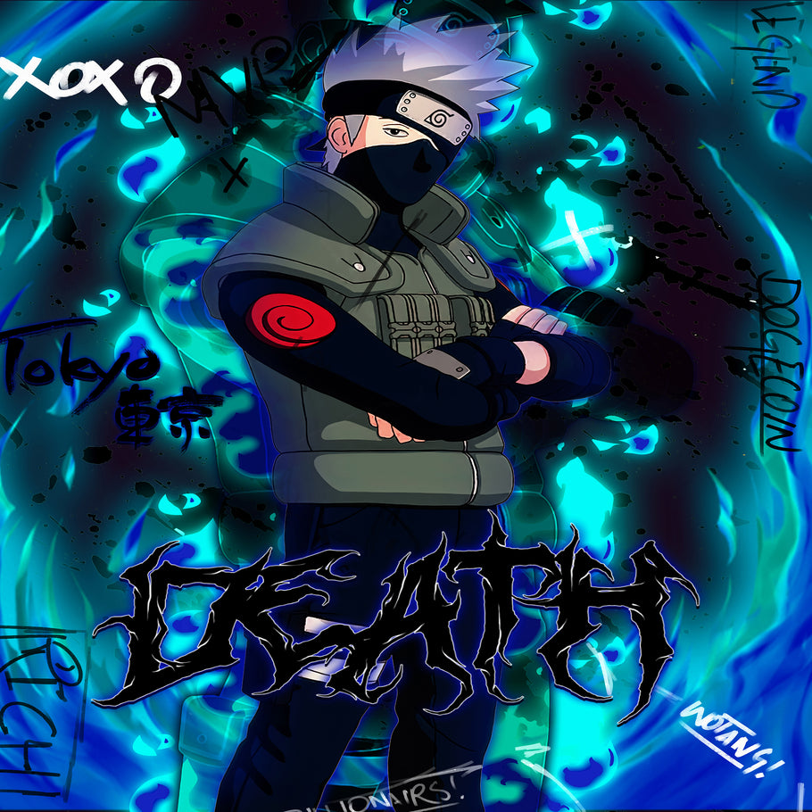 Leinwand Bilder Naruto Kakashi  Anime Wandbilder -Hochwertiger Kunstdruck B8404