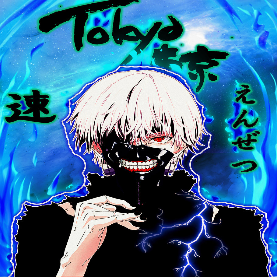 Leinwand Bilder Tokyo Ghoul Ken Anime Wandbilder -Hochwertiger Kunstdruck B8405