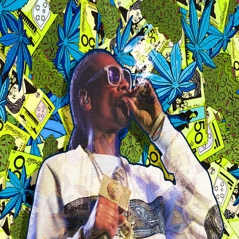 Leinwand Bilder Snoop Dogg  Musik Pop Art Wandbilder -Hochwertiger Kunstdruck B8461