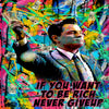 Leinwand Bilder Wolf of Wall Street Pop Art Wandbilder -Hochwertiger Kunstdruck B8497