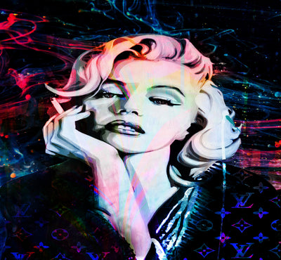 Leinwand Bilder Marilyn Monroe Abstrakt Wandbilder -Hochwertiger Kunstdruck B8499