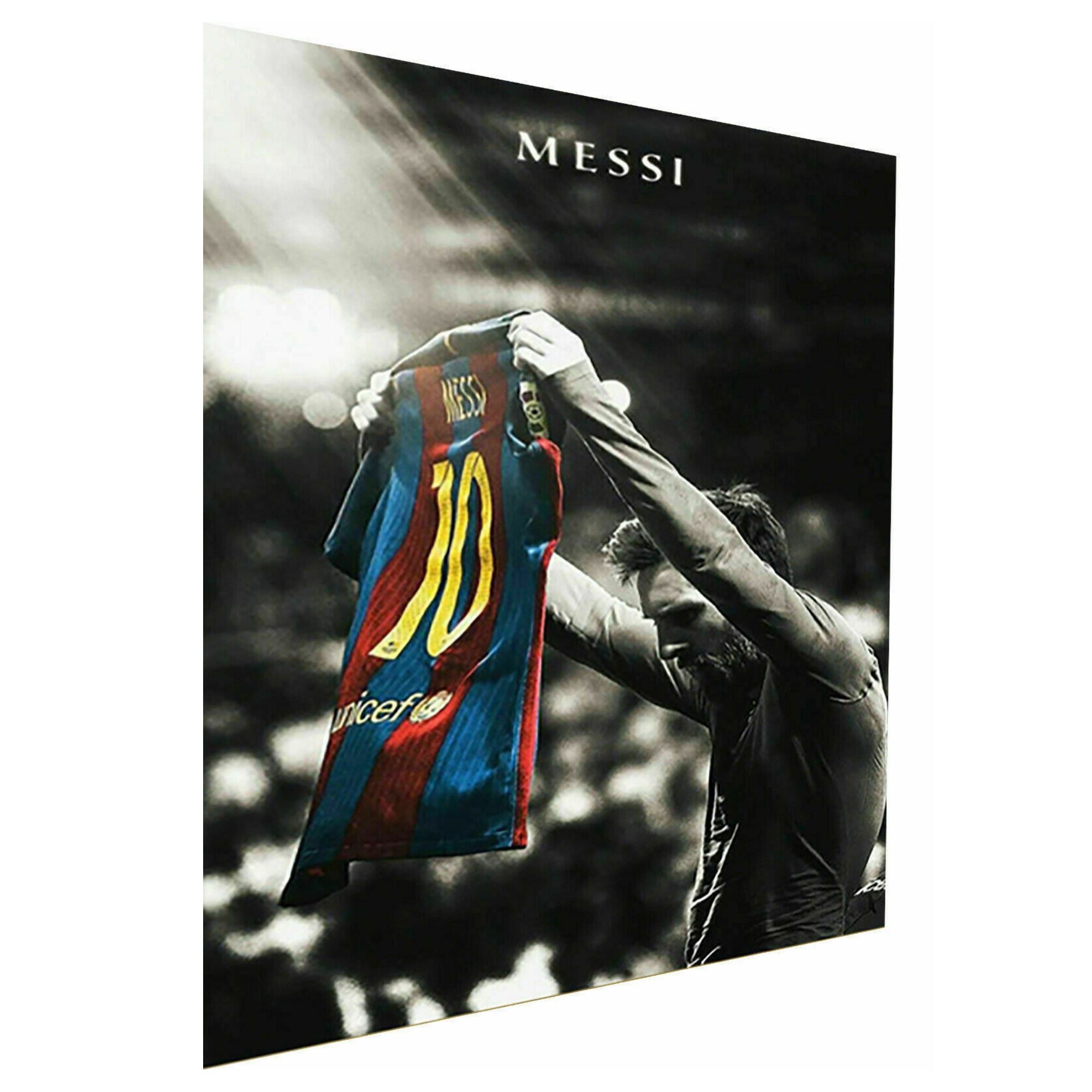 Fußball Sport Lionel Messi Leinwand Bilder Wandbilder - Hochwertiger Kunstdruck B8308