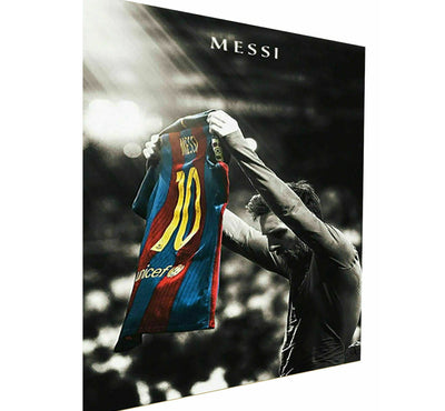 Fußball Sport Lionel Messi Leinwand Bilder Wandbilder - Hochwertiger Kunstdruck B8308