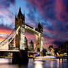 Leinwand Skyline London Tower Bridge Bilder Wandbilder - Hochwertiger Kunstdruck P5085