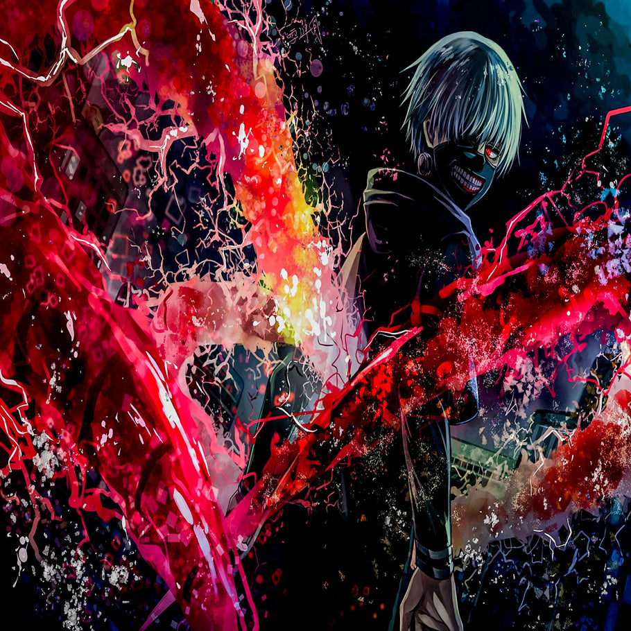 Leinwand Anime Tokyo Ghoul Ken Kaneki Wandbilder-Hochwertiger Kunstdruck P5205