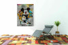 Leinwand Pop Art Micky Maus Love Bilder Wandbilder - Hochwertiger Kunstdruck B8310