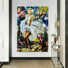 Pop Art Marilyn Monroe Leinwand Bilder Wandbilder - Hochwertiger Kunstdruck B8066