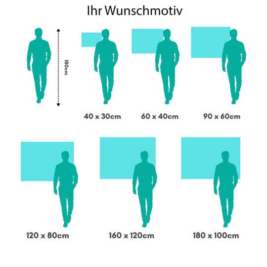 Leinwand WUNSCHMOTIV  - Hochwertiger Kunstdruck