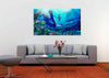 Leinwand Pokemon Wasser Anime Bilder Wandbilder - Hochwertiger Kunstdruck A3767