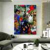 Pop Art Leinwand Kunst Art Bilder Wandbilder - Hochwertiger Kunstdruck B8051